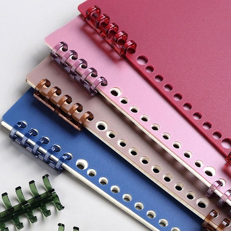 Macaron Black Comb Binding Spines 10 Pcs 30 Rings Office School Supplies - Image 4
